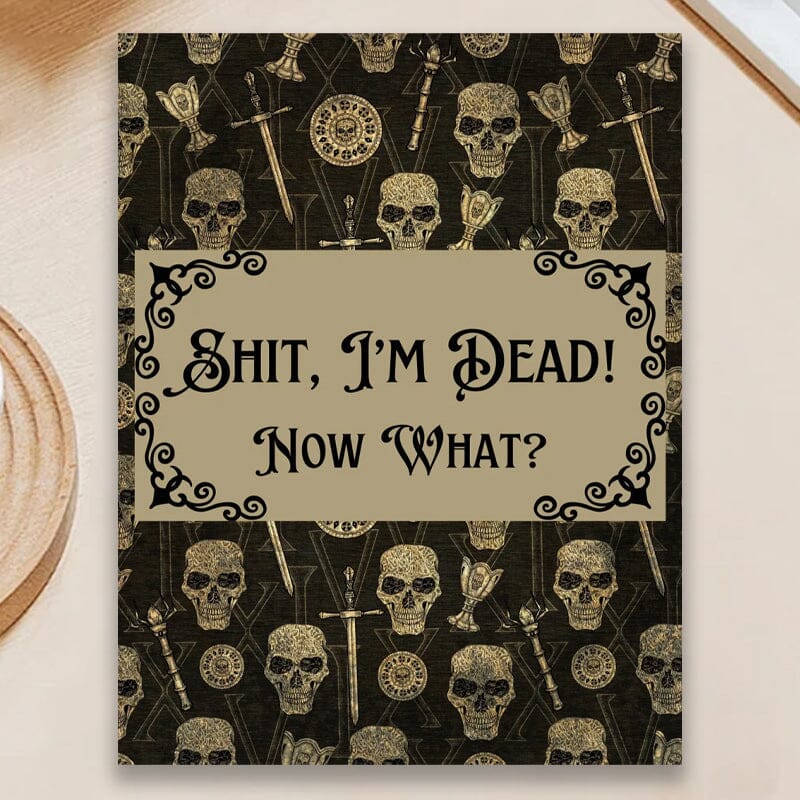 ๐ HalloweenGift: Sh*t, Iโm Dead! End of Life Planner - The Ultimate Spooky Gift! ๐๐ป