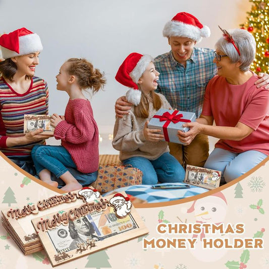 Christmas wooden wallet(🔥Buy More, Get More Free🎄)