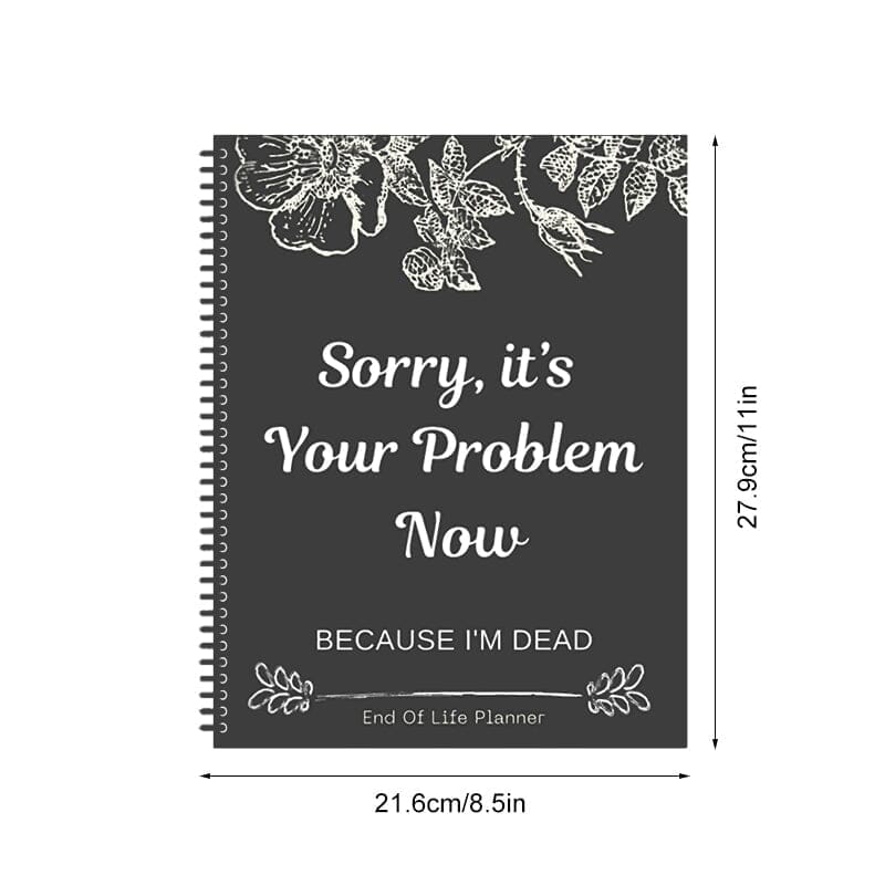 ๐ HalloweenGift: Sh*t, Iโm Dead! End of Life Planner - The Ultimate Spooky Gift! ๐๐ป