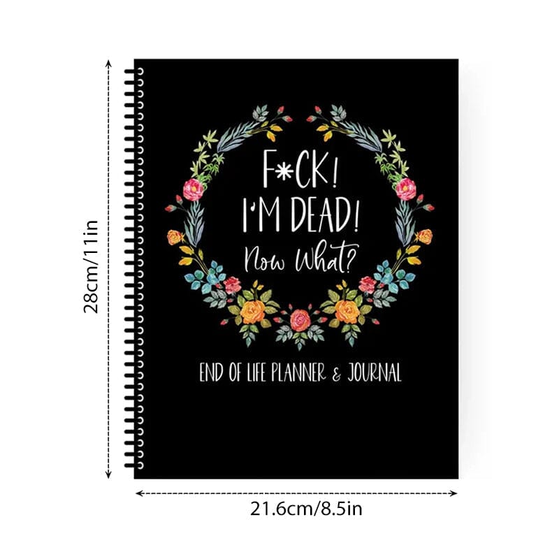 ๐ HalloweenGift: Sh*t, Iโm Dead! End of Life Planner - The Ultimate Spooky Gift! ๐๐ป