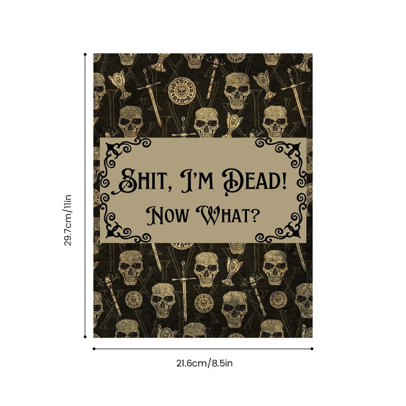 ๐ HalloweenGift: Sh*t, Iโm Dead! End of Life Planner - The Ultimate Spooky Gift! ๐๐ป