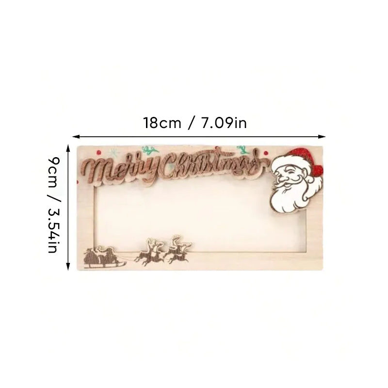 Christmas wooden wallet(🔥Buy More, Get More Free🎄)