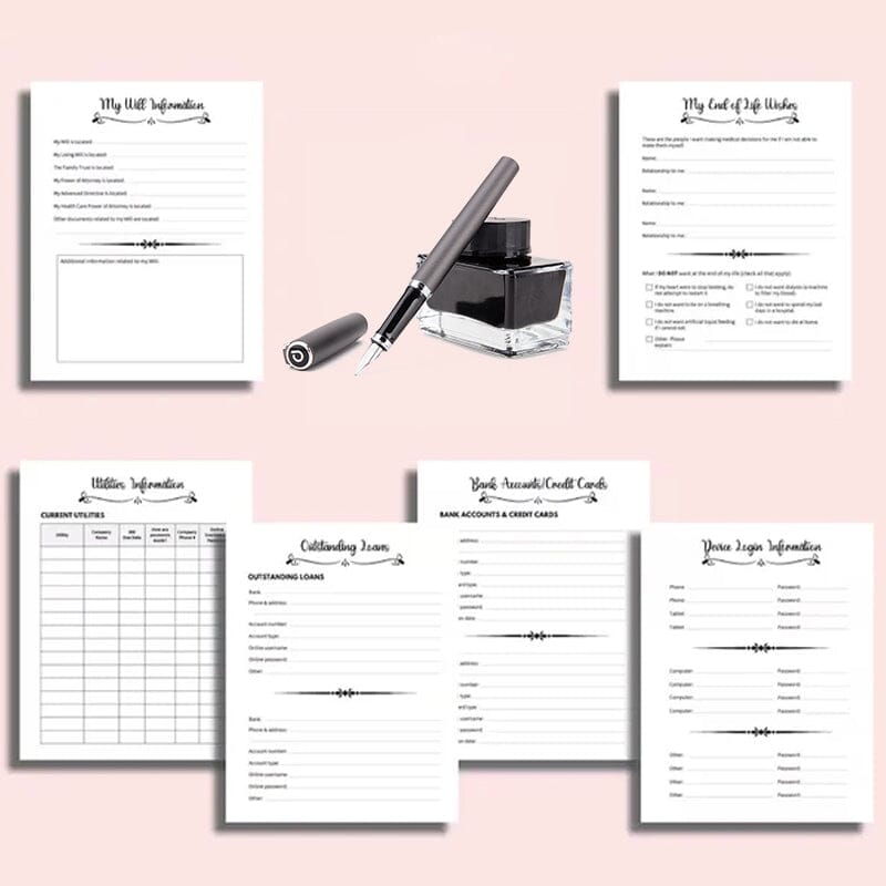 ๐ HalloweenGift: Sh*t, Iโm Dead! End of Life Planner - The Ultimate Spooky Gift! ๐๐ป