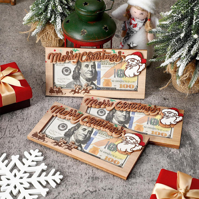 Christmas wooden wallet(🔥Buy More, Get More Free🎄)