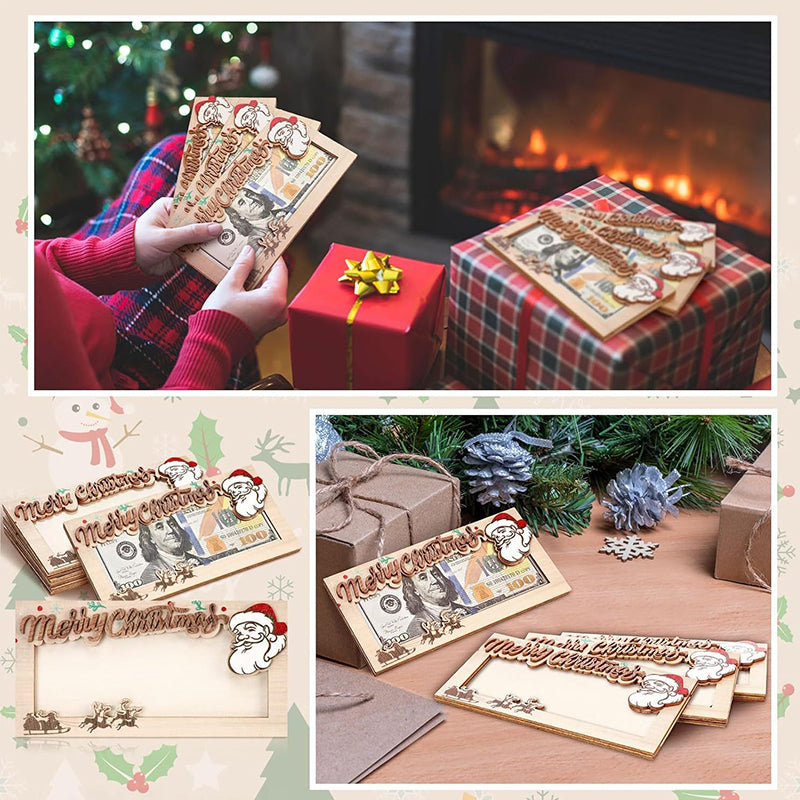 Christmas wooden wallet(🔥Buy More, Get More Free🎄)