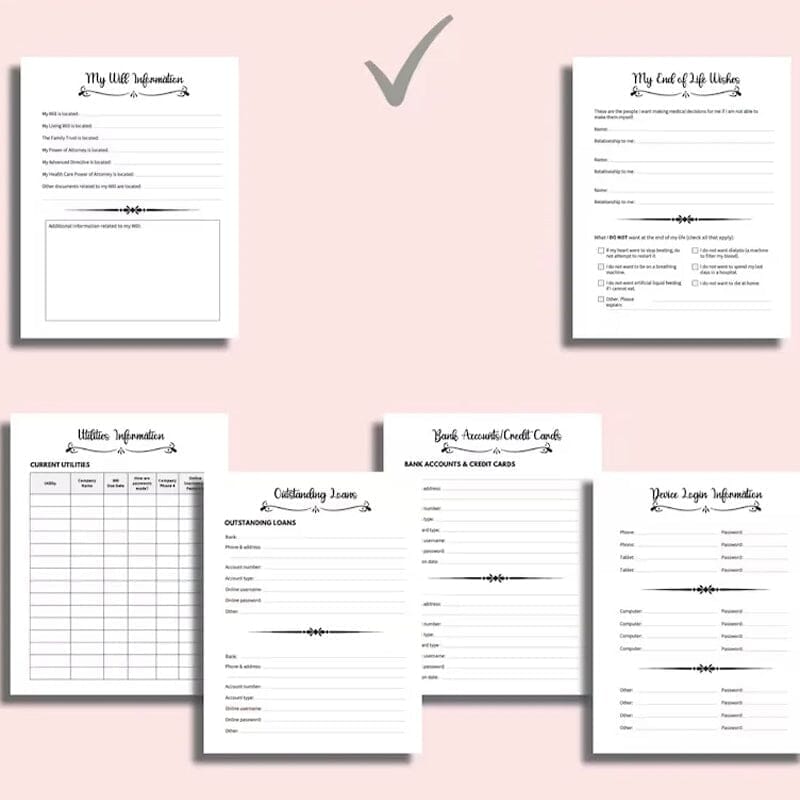๐ HalloweenGift: Sh*t, Iโm Dead! End of Life Planner - The Ultimate Spooky Gift! ๐๐ป