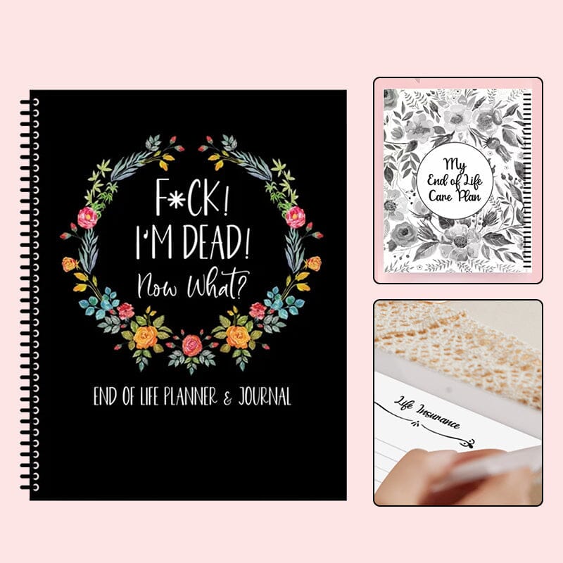 ๐ HalloweenGift: Sh*t, Iโm Dead! End of Life Planner - The Ultimate Spooky Gift! ๐๐ป