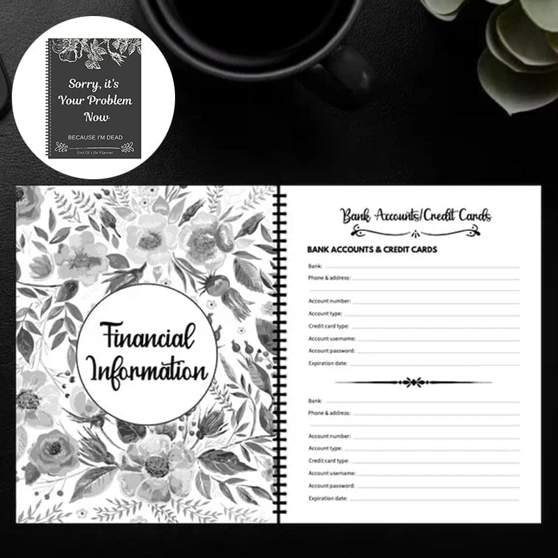 ๐ HalloweenGift: Sh*t, Iโm Dead! End of Life Planner - The Ultimate Spooky Gift! ๐๐ป