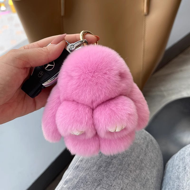 Handmade Soft Bunny PomPom Charms(Boxed Edition)