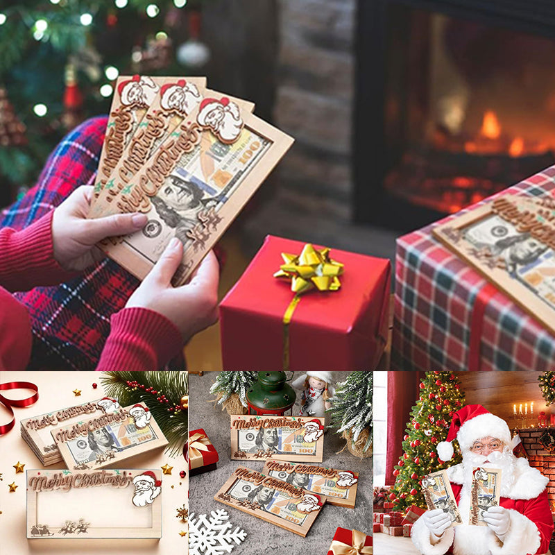 Christmas wooden wallet(🔥Buy More, Get More Free🎄)