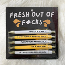 Load image into Gallery viewer, Motivational Badass funny Pens Set(5pcs)