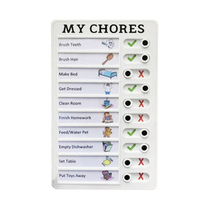 Magnetic Dry-erase Daily Routine Chart