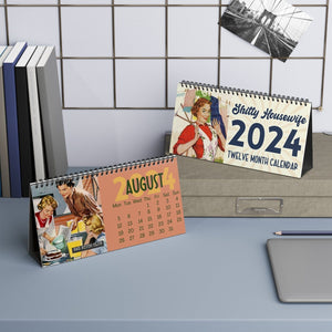 2024 Desktop Calendar-Shitty Housewife