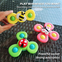 Load image into Gallery viewer, Suction cup spinner toys