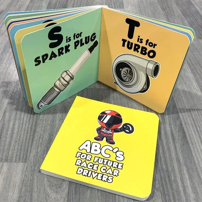 ABC Book For Future Race Car Driver – flownwing