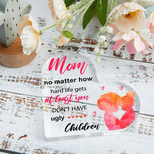 Load image into Gallery viewer, Love Clear Acrylic Mother&#39;s Day Ornament