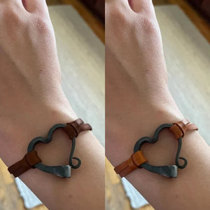 Handmade Love Horseshoe Nail Bracelet