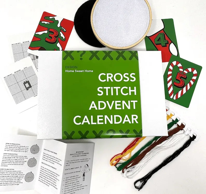 NEW FOR 2023 - Cross Stitch Advent Calendar