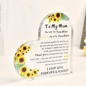 Love Clear Acrylic Mother's Day Ornament