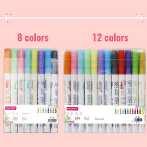 🎄Gorgeous Double Outline Markers Set (8/12 colors)🎁