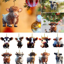 Load image into Gallery viewer, Cartoon Cow Decorative Ornament