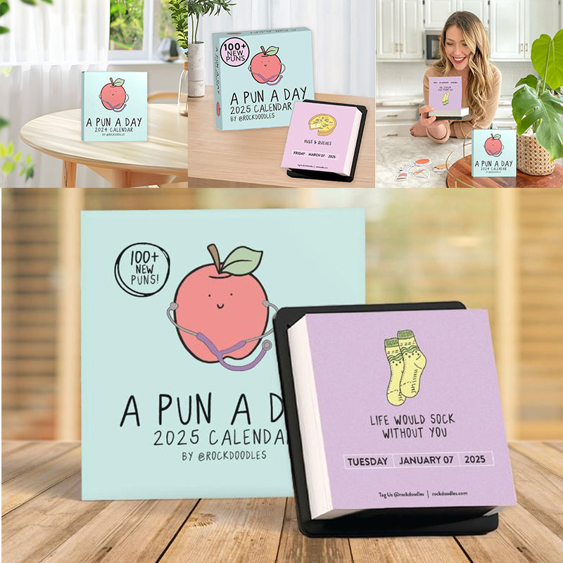 2025 A Pun A Day Desktop Calendar – flownwing