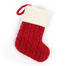 Load image into Gallery viewer, Christmas Letter Knit Stocking