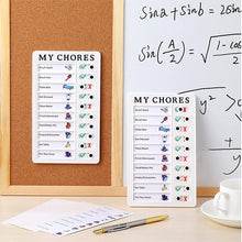 Load image into Gallery viewer, Magnetic Dry-erase Daily Routine Chart