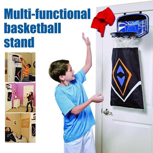 Multi-functional basketball rack