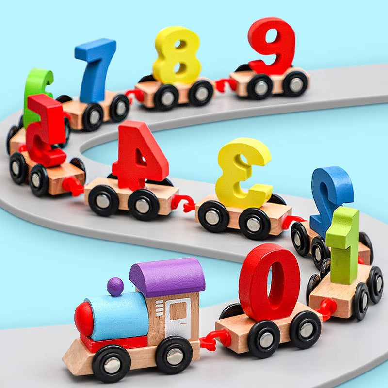 Wooden Digital Train Toy – flownwing