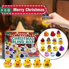 Load image into Gallery viewer, Christmas Advent Calendar 2022 - 24 Rubber Ducks for Kids