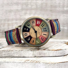 Load image into Gallery viewer, Multicolor Rainbow Wrist Watch