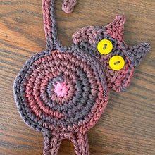 Load image into Gallery viewer, Cute Knitted Kitten Butt Coasters