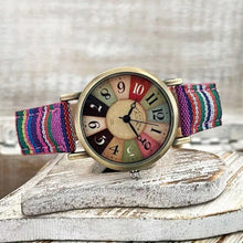 Load image into Gallery viewer, Multicolor Rainbow Wrist Watch