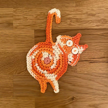 Load image into Gallery viewer, Cute Knitted Kitten Butt Coasters