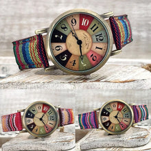 Load image into Gallery viewer, Multicolor Rainbow Wrist Watch
