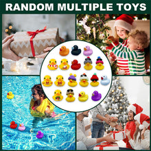 Load image into Gallery viewer, Christmas Advent Calendar 2022 - 24 Rubber Ducks for Kids