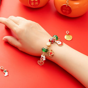 DIY Gorgeous Christmas Bracelet Set