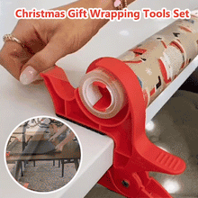 Load image into Gallery viewer, 🎁Wrap Buddies Holiday Tabletop Gift Wrapping Tools Set