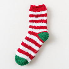 Load image into Gallery viewer, Christmas Fuzzy Fluffy Socks