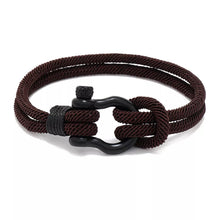 Load image into Gallery viewer, TO MY DAUGHTER LOVE YOU FOREVER NAUTICAL BRACELET