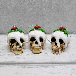 Santa Skull Bauble