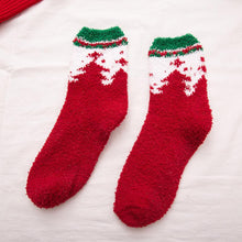 Load image into Gallery viewer, Christmas Fuzzy Fluffy Socks