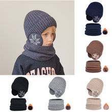 Load image into Gallery viewer, Winter Beanie Hat Scarf Sets Warm Knit Hat