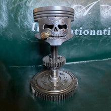 Load image into Gallery viewer, Piston Skull Face Sculpture