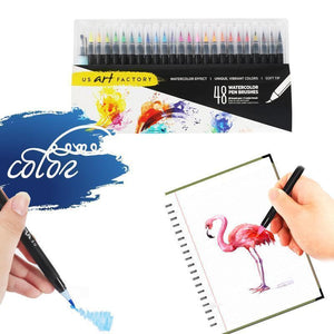 Real Brush Pens - Set of 48 colors