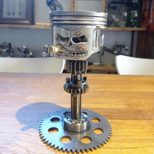 Load image into Gallery viewer, Piston Skull Face Sculpture