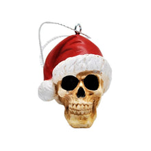 Load image into Gallery viewer, Santa Skull Bauble