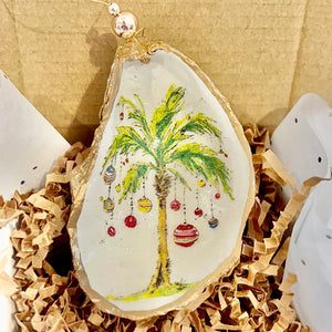 Oyster Shell Art Ornament