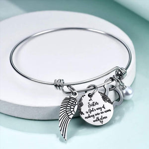 Sister Bracelets Expandable Charm Bangles Christmas Birthday Gifts for Sister Friends